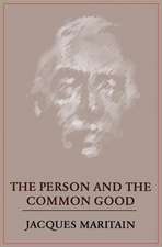 The Person and the Common Good