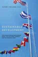 Sustainable Development – The UN Millennium Development Goals, the UN Global Compact, and the Common Good