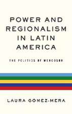 Power and Regionalism in Latin America – The Politics of MERCOSUR