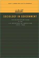 Sociology in Government – The Galpin–Taylor Years in the U.S. Department of Agriculture, 1919–1953