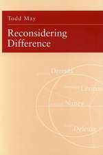 Reconsidering Difference – Nancy, Derrida, Levinas, Deleuze