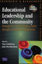 West-Burnham, J: Educational Leadership and the Community