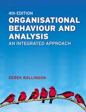 Organisational Behaviour and Analysis