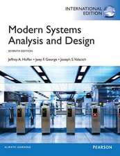 Modern Systems Analysis and Design