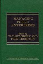 Managing Public Enterprises