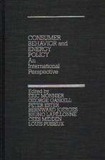 Consumer Behavior and Energy Policy: An International Perspective