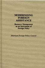 Modernizing Foreign Assistance