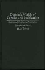 Dynamic Models of Conflict and Pacification: Dissenters, Officials, and Peacemakers