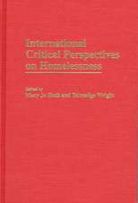 International Critical Perspectives on Homelessness