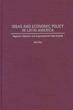 Ideas and Economic Policy in Latin America: Regional, National, and Organizational Case Studies