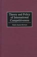 Theory and Policy of International Competitiveness