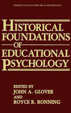 Historical Foundations of Educational Psychology