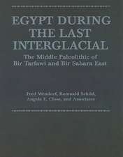 Egypt During the Last Interglacial: The Middle Paleolithic of Bir Tarfawi and Bir Sahara East