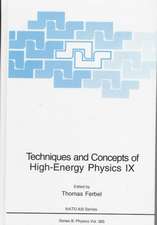 Techniques and Concepts of High-Energy Physics IX