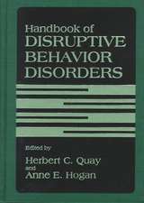 Handbook of Disruptive Behavior Disorders