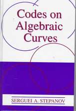 Codes on Algebraic Curves