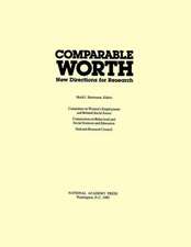 Hartmann: Comparable Worth: New Directions For Research (paper Only)