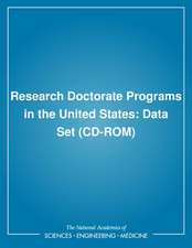 Research Doctorate Programs in the United States: Data Set (CD-Rom)