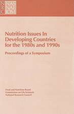 Nutrition Issues in Developing Countries for the 1980s and 1990s: Proceedings of a Symposium