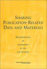 Sharing Publication-Related Data and Materials