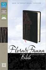 Flora and Fauna Collection Bible-NIV-Pink Flower