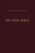 NIV, Holy Bible, Compact, Paperback, Burgundy, Comfort Print