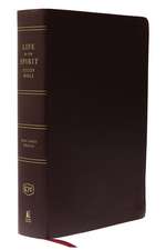 KJV, Life in the Spirit Study Bible, Bonded Leather, Burgundy, Thumb Indexed, Red Letter