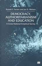 Democracy, Authoritarianism and Education: A Cross-National Empirical Survey