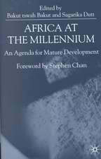 Africa at the Millennium: An Agenda for Mature Development