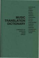 Music Translation Dictionary