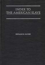 Index to the American Slave