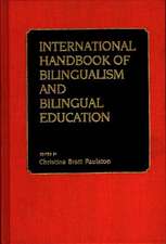 International Handbook of Bilingual Education