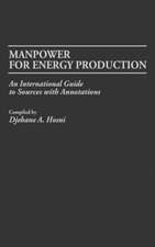 Manpower for Energy Production: An International Guide to Sources with Annotations