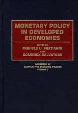 Monetary Policy in Developed Economies