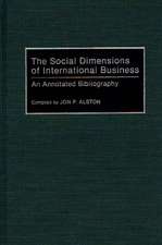 The Social Dimensions of International Business