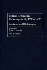 Rural Economic Development, 1975-1993