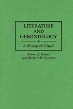 Literature and Gerontology: A Research Guide