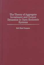 The Theory of Aggregate Investment and Output Dynamics in Open Economic Systems