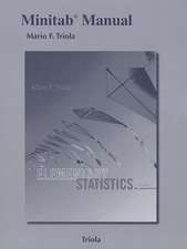 Elementary Statistics: Minitab Manual