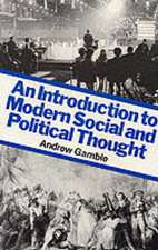 An Introduction to Modern Social and Political Thought