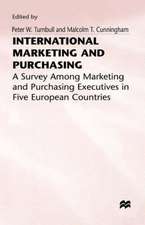 International Marketing and Purchasing: A Survey among Marketing and Purchasing Executives in Five European Countries