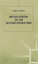 British Poetry of the Second World War