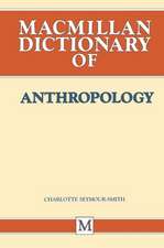 Palgrave Dictionary of Anthropology