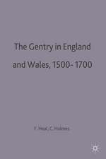 The Gentry in England and Wales, 1500-1700