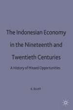 The Indonesian Economy in the Nineteenth and Twentieth Centuries: A History of Missed Opportunities