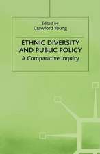 Ethnic Diversity and Public Policy: A Comparative Inquiry