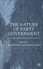 The Nature of Party Government: A Comparative European Perspective