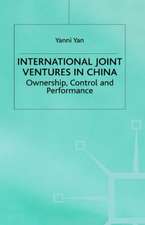 International Joint Ventures in China: Ownership, Control and Performance