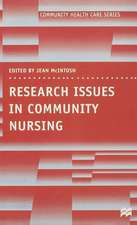 Research Issues in Community Nursing