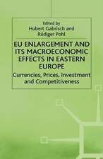 EU Enlargement and its Macroeconomic Effects in Eastern Europe: Currencies, Prices, Investment and Competitiveness